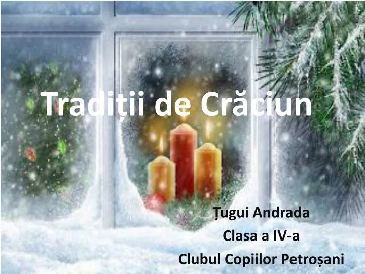 tradi ii de cr ciun