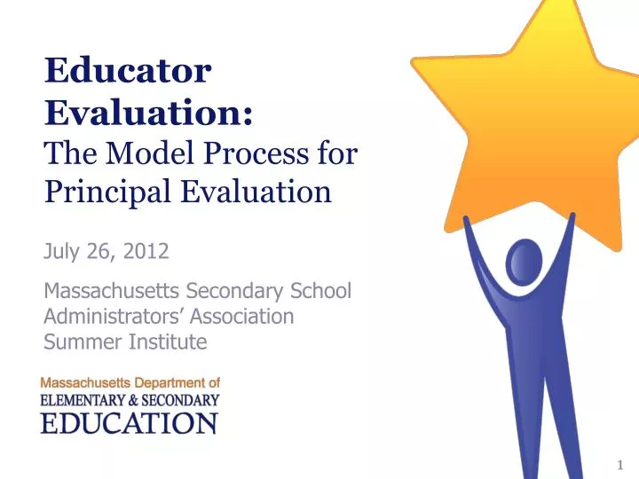 educator evaluation the model process for principal evaluation