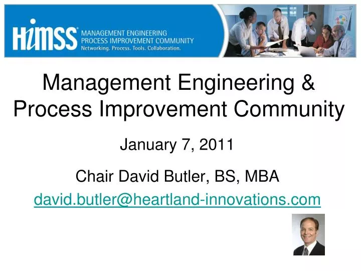 management engineering process improvement community