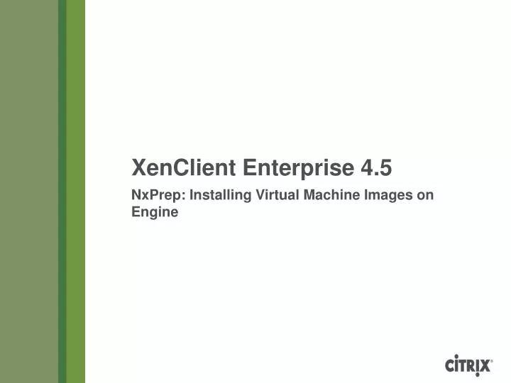 nxprep installing virtual machine images on engine