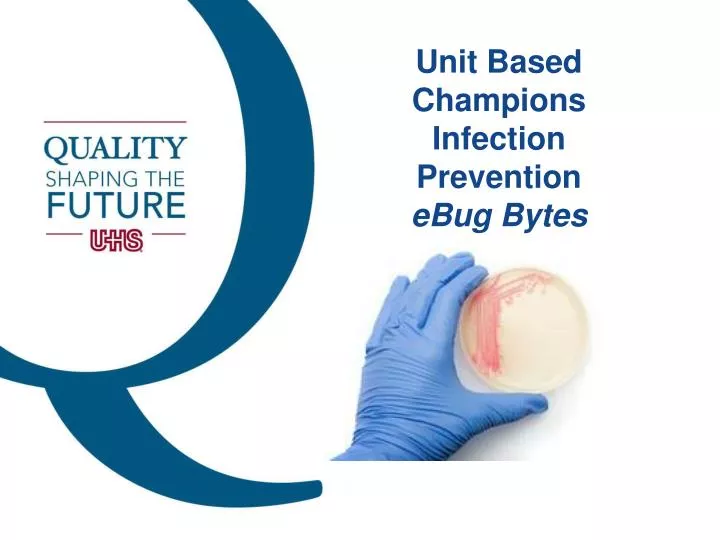 unit based champions infection prevention ebug bytes june 2013