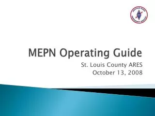 MEPN Operating Guide