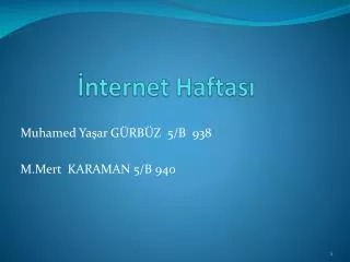 nternet haftas