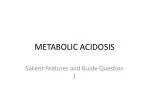 METABOLIC ACIDOSIS - slide 1