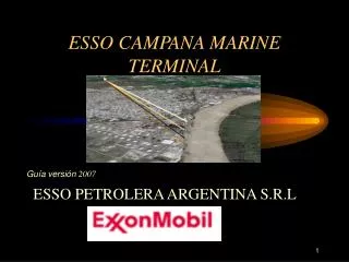 esso campana marine terminal