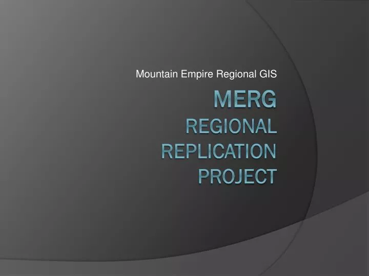 mountain empire regional gis