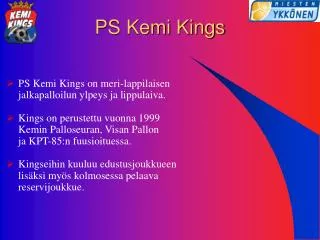 ps kemi kings