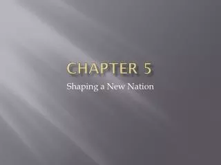 Chapter 5