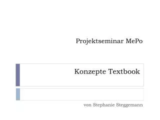 projektseminar mepo