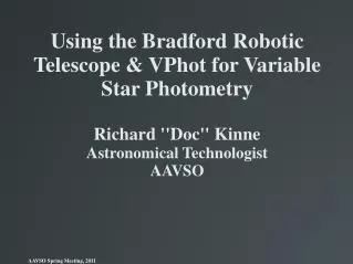 What is the Bradford Robotic Telescope?