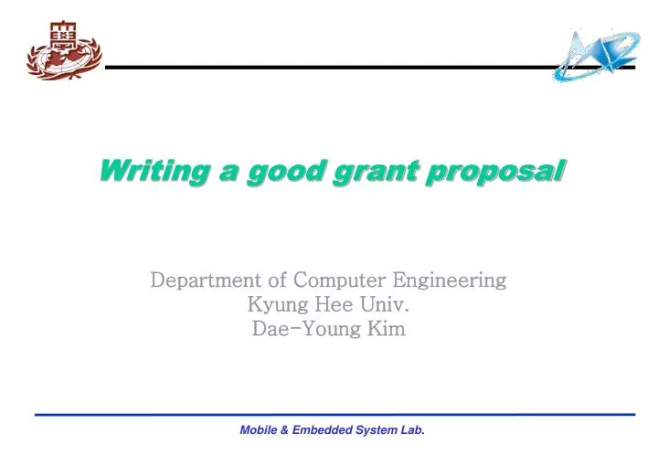 writing a good grant proposal