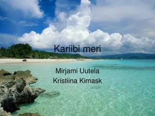 kariibi meri
