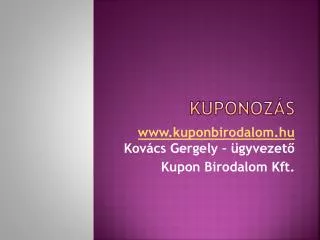 kuponoz s