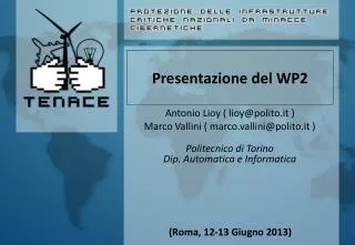 presentazione del wp2