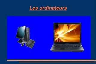 les ordinateurs