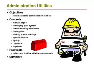 Administration Utilities