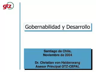 gobernabilidad y desarrollo