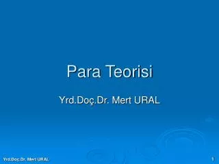 para teorisi
