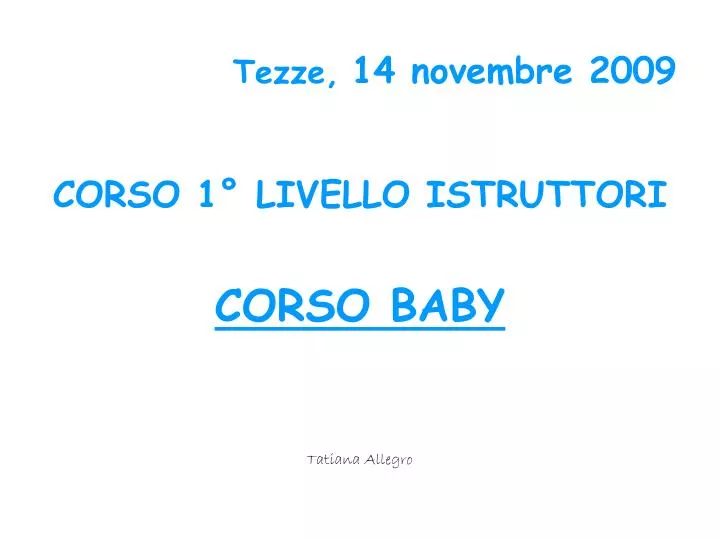 tezze 14 novembre 2009