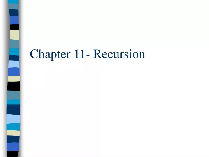 chapter 11 recursion