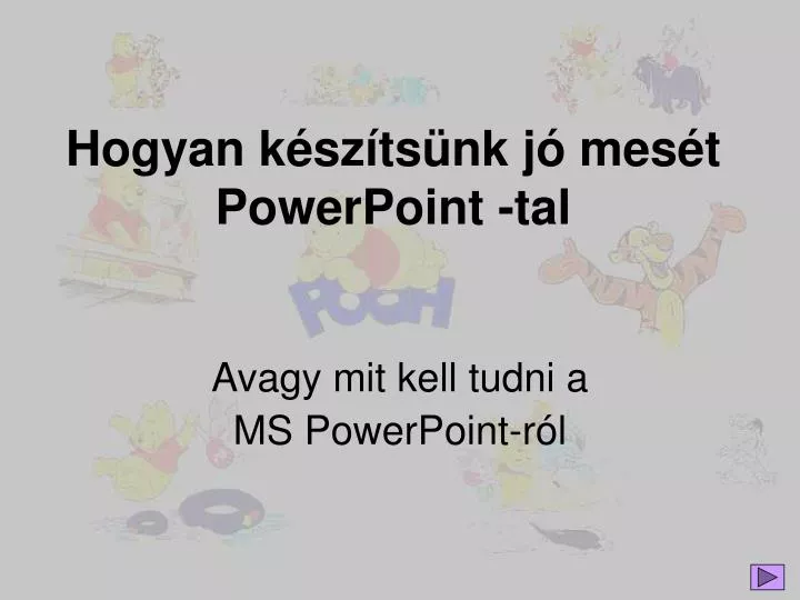 hogyan k sz ts nk j mes t powerpoint tal