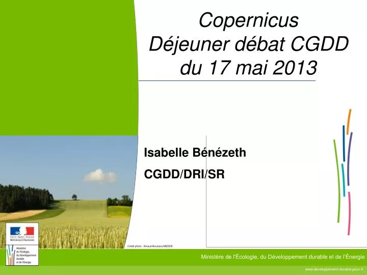 copernicus d jeuner d bat cgdd du 17 mai 2013