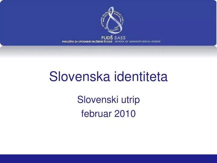slovenska identiteta