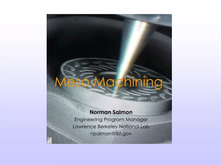 meso machining