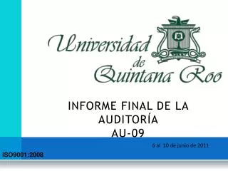 informe final de la auditor a au 09