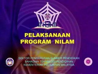 pelaksanaan program nilam