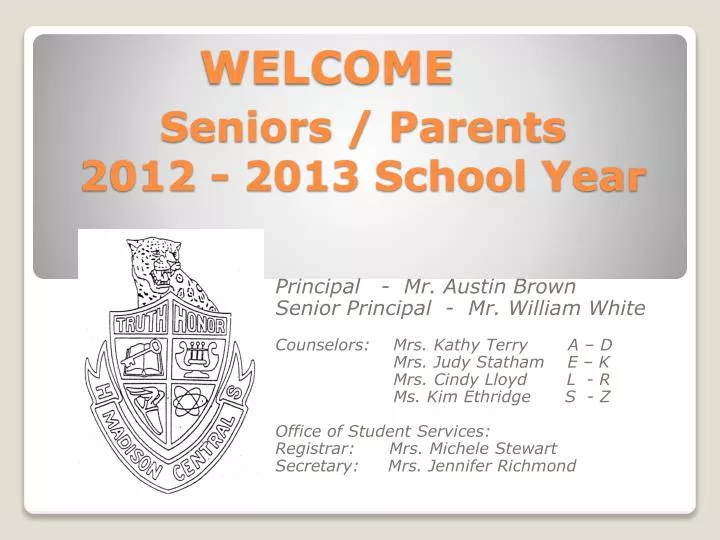 seniors parents 2012 2013 school year