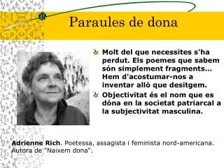 paraules de dona