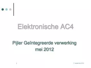 elektronische ac4
