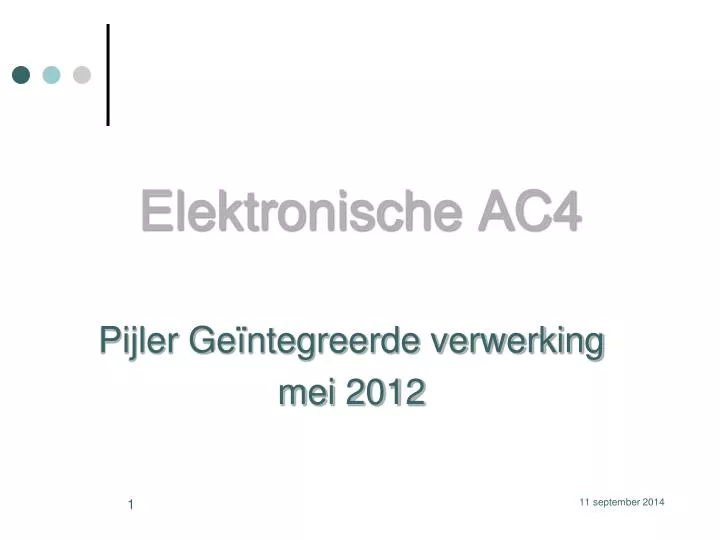 elektronische ac4