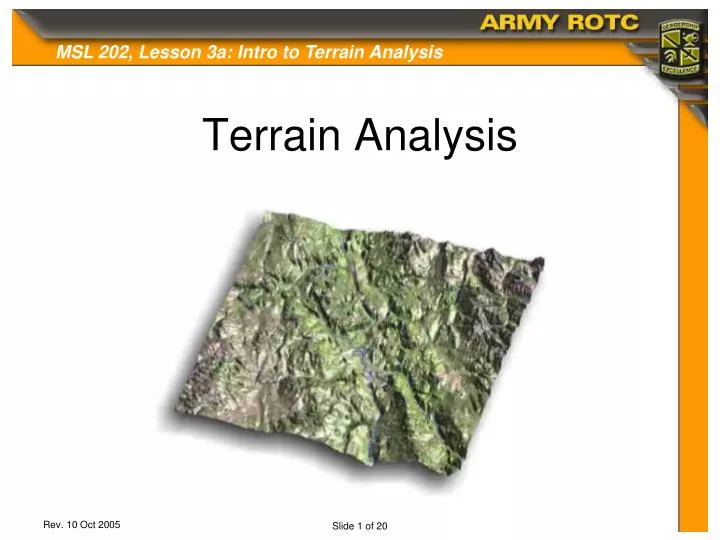 terrain analysis