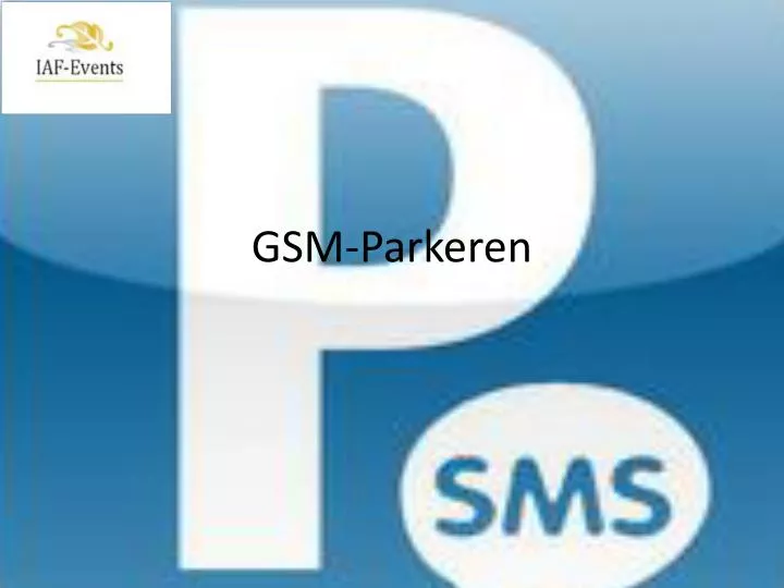 gsm parkeren