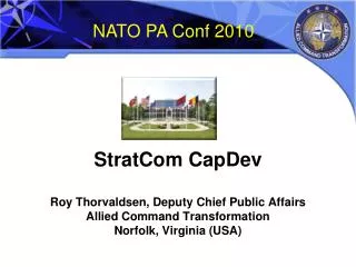 NATO PA Conf 2010