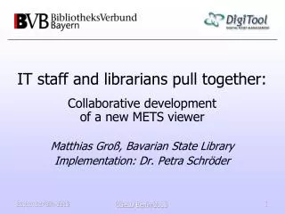 IT staff and librarians pull together: