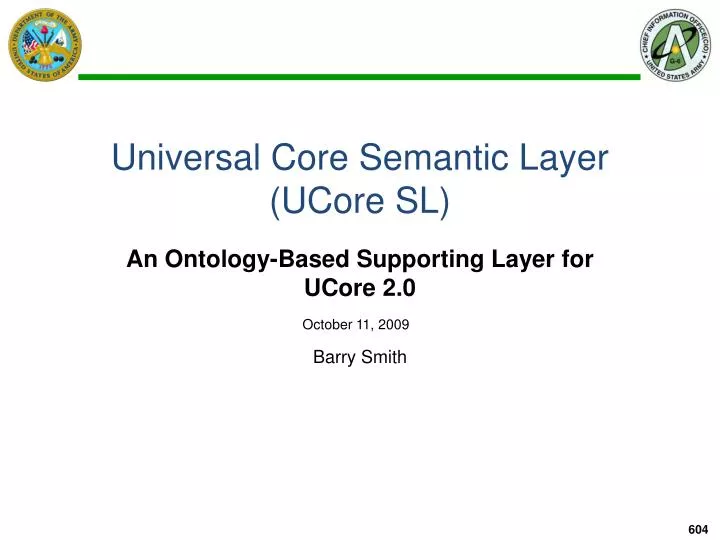 universal core semantic layer ucore sl