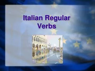 Italian Regular Verbs