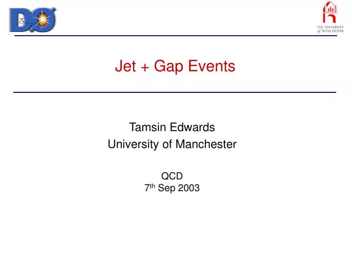 jet gap events