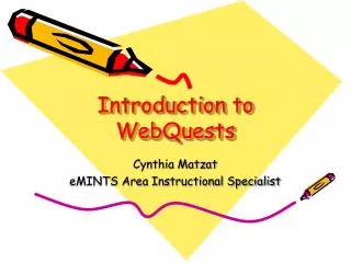 Introduction to WebQuests