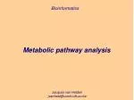 Metabolic pathway analysis