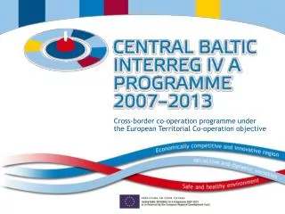 Cross-border co-operation programme under the European Territorial Co-operation objective