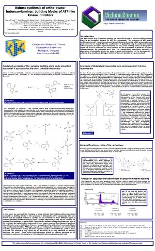 Robust synthesis of ortho-cyano-heteroarylamines, building blocks of ATP like kinase inhibitors