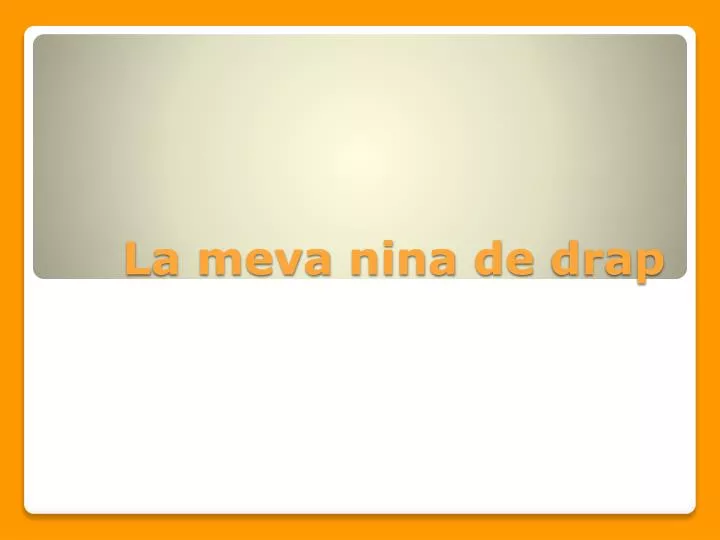 l a meva nina de drap