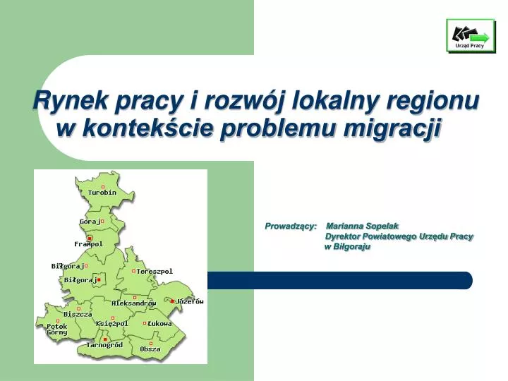 rynek pracy i rozw j lokalny regionu w kontek cie problemu migracji