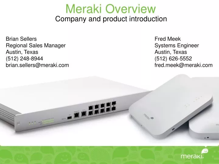 meraki overview