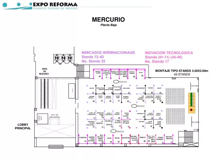 mercurio planta baja