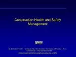 Construction Health and Safety Management - slide 1